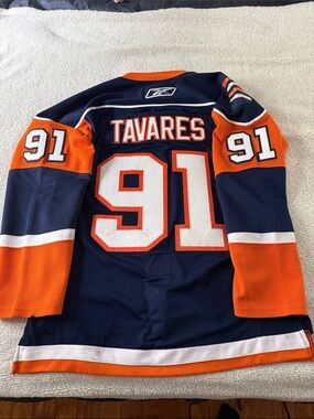New York Islanders #91 John Tavares NHL Reebok CCM Jersey